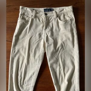 Women's Cream corduroy Jeans